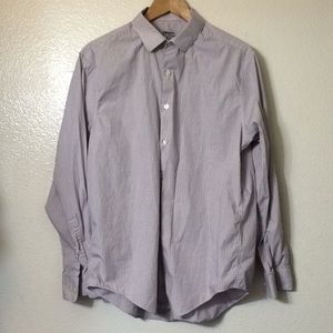 DKNY striped long sleeve shirt button down